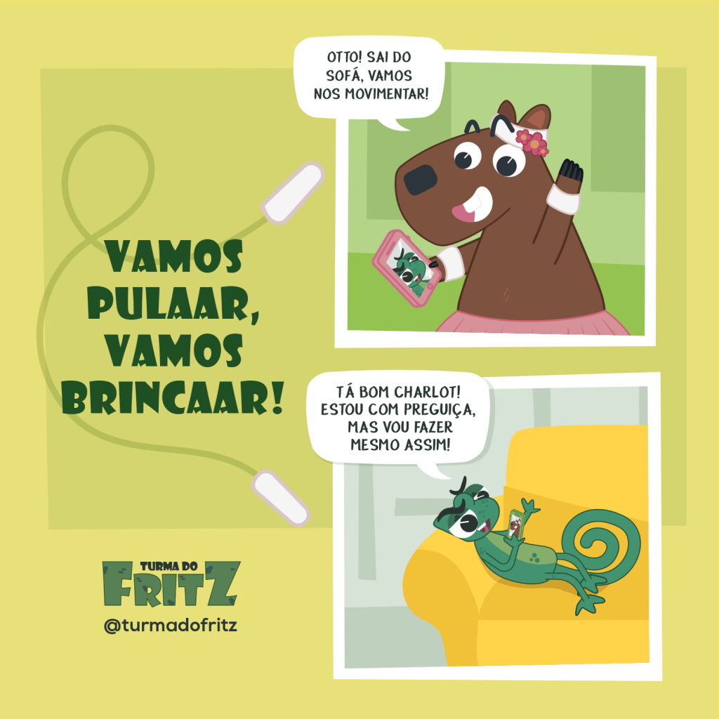 Turma do Fritz - Vamos brincar de pintar nesse fim de semana